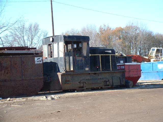 Ex Rockton & Rion engine in scrapyard